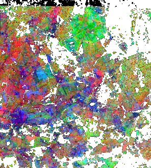 Satellite embeddings of the same urban landscape