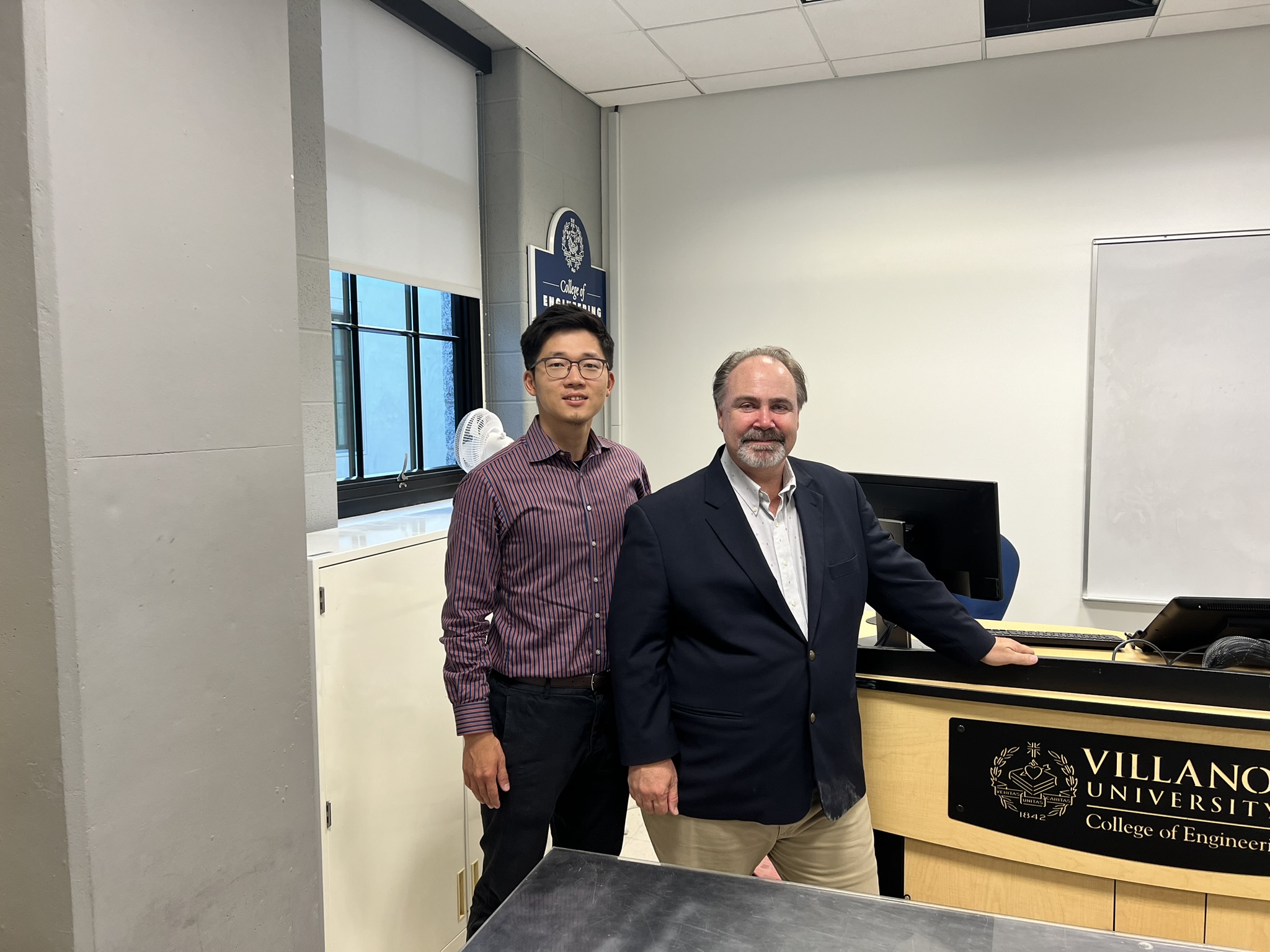 Paul Comfort visiting Villanova transportation engineering