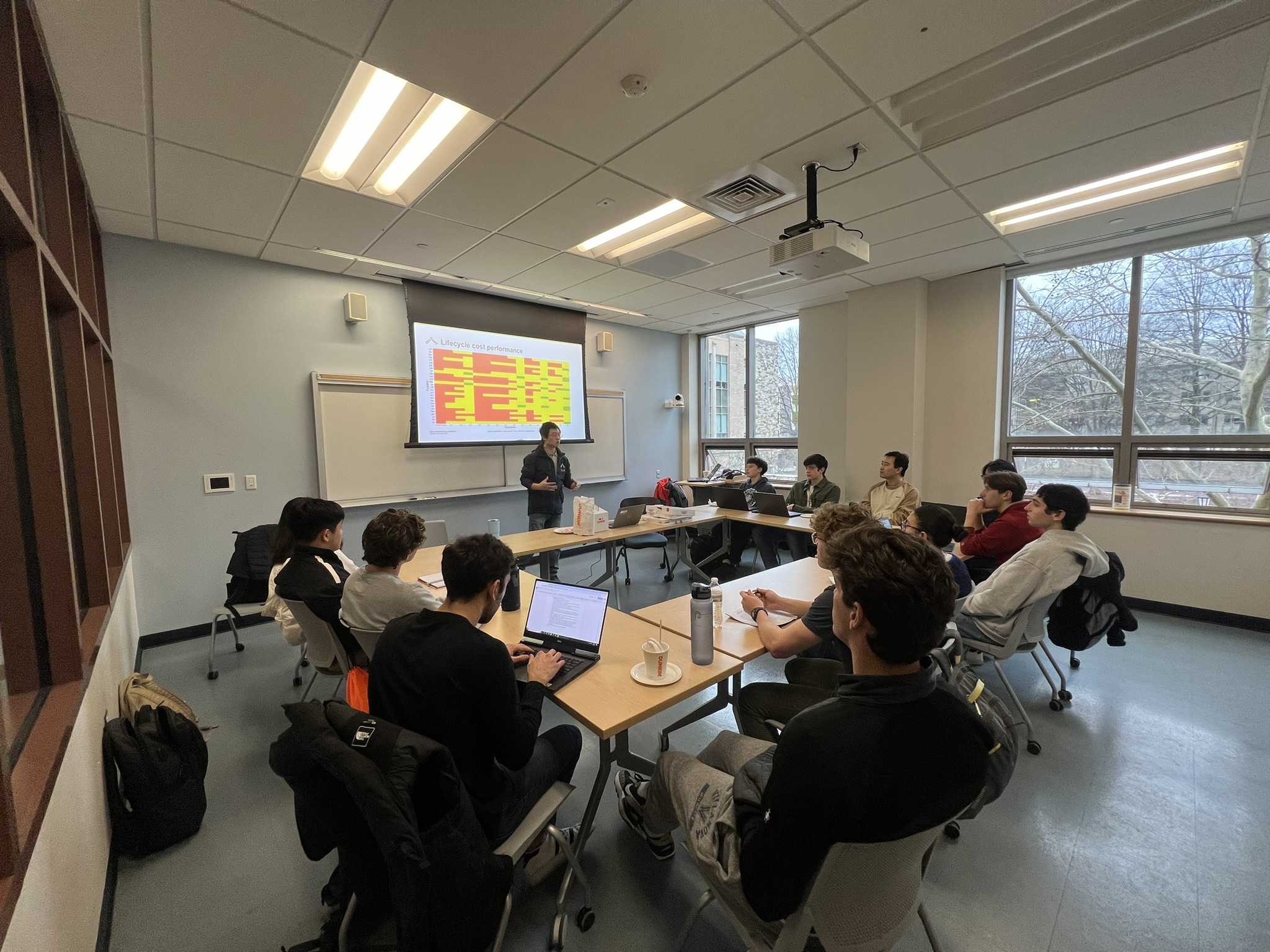 Transportation research workshop with students