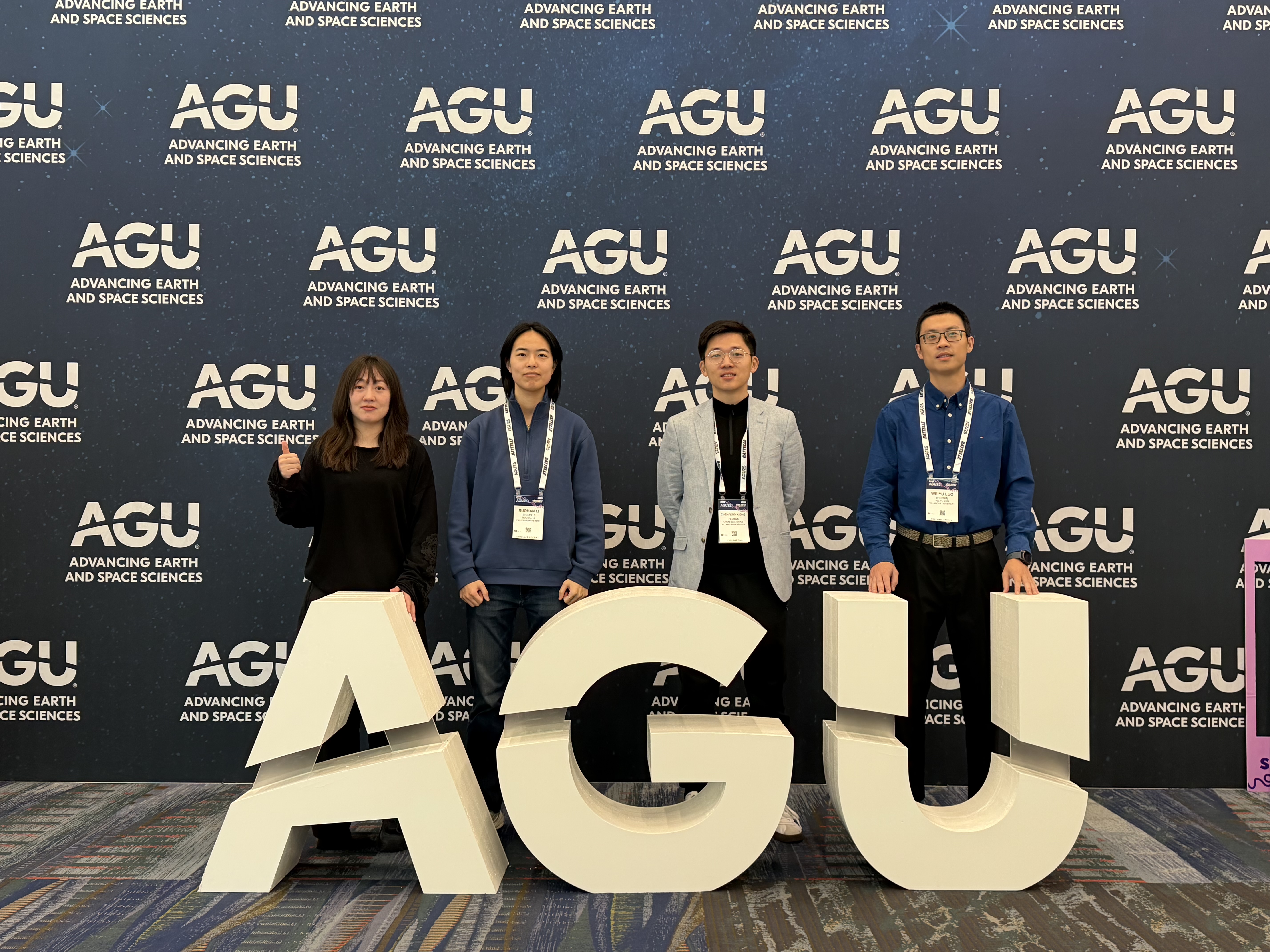 NovaMobility Labs members at AGU