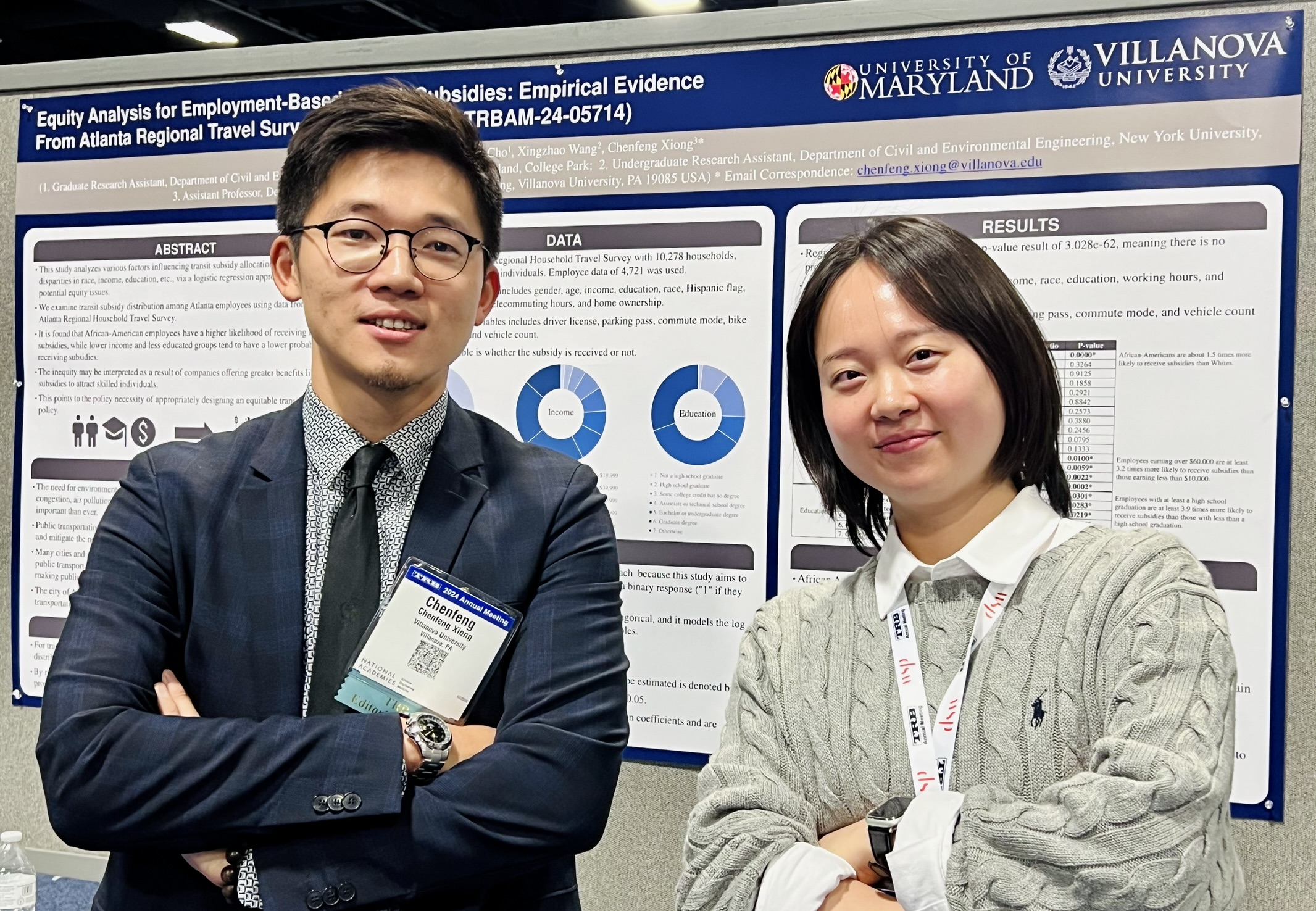 NovaMobility Labs poster presentation at TRB